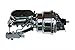 LEED BRAKES 7 Inch Dual Power Booster, 1-1/8 Inch Bore Flat Top Master, Side Mount Valve, Disc/Drum (Chrome)