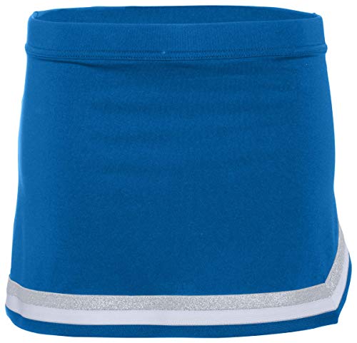 Augusta Sportswear Girls Pike Skirt M Royal/White/Metallic Silver3