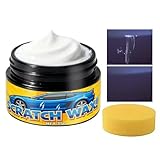 Car Scratch Remover | Reduces Oxidation Cream, 35 g Auto Scratch Remover with Sponge For Damage Marks Drivers Automotive Vehicle Frequent Commuting Maintenance Use