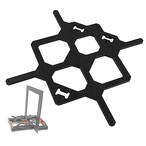 Healeved 3d Printer Accessories Compatible with Prusa I3 Version 3 and Version 2.5 Y-direction Hot Bed Support Plate wit