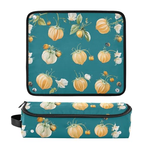 Bolsa de viaje para herramientas de cabello con tapete resistente al calor desmontable para planchas, rizadoras y alaciadoras miniatura 3