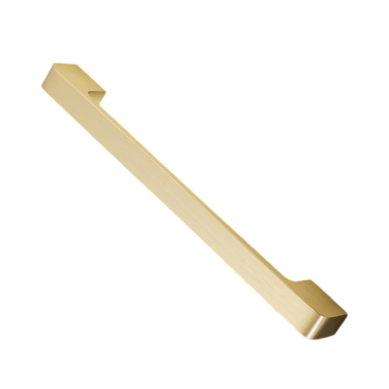 Msioytog Brass Cabinet Knob Drawer Pulls Long Square Furniture Decorative Handle for Kitchen Cupboard Wardrobe Brass Cabinet Pull and Knob