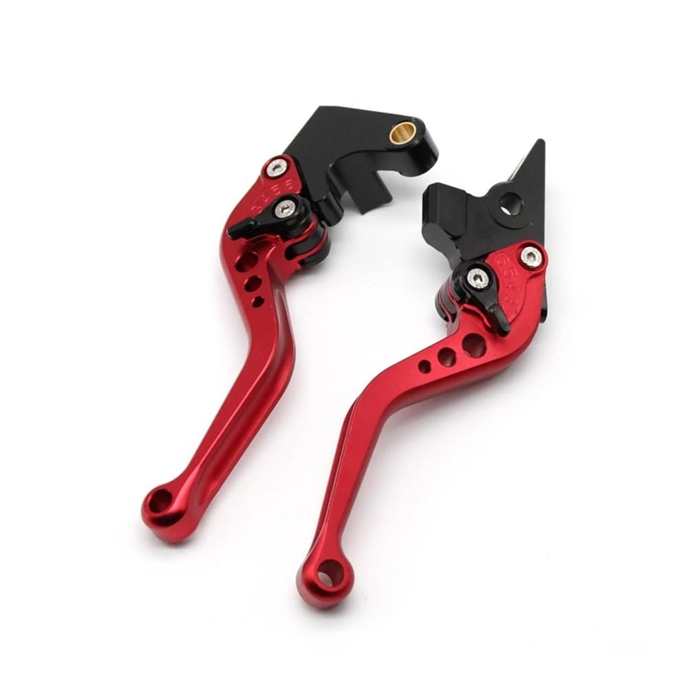 Prsdfg Short Red Brake Clutch Levers Handle Short/Long Brake Clutch Lever For Fz6n Fz1n Fz6s Fz1s For Fazer Fz8 Xj6 Xj6n Xj6f Xj6s For Diversion Motorcycle Accessories