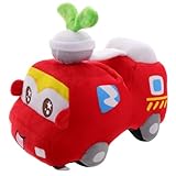 Doux et moelleux : fabriqué en peluche douce, ce camion de pompiers en peluche est idéal pour les câlins et offre un toucher réconfortant