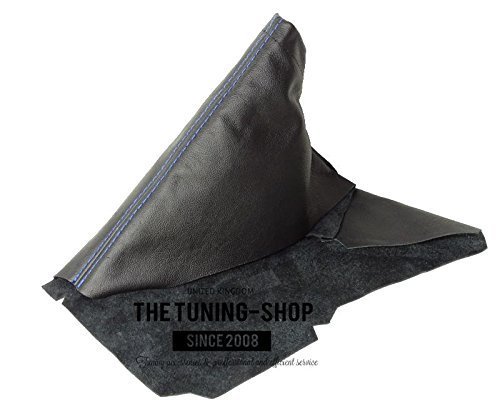 The Tuning-Shop Ltd For Toyota Gt-86 Subaru Brz 2012-2016 E Brake Boot Black Leather With Blue Stitching