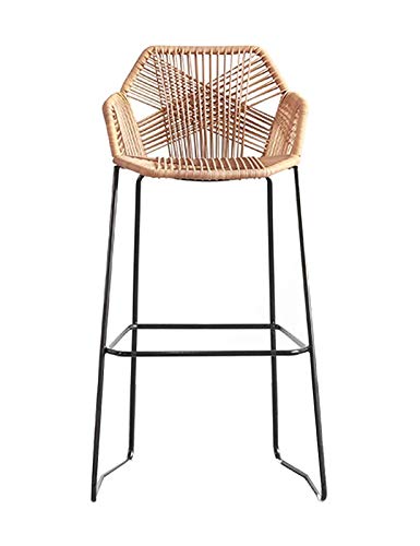 Chaises de comptoir en fer forgé durables pour bar de pub