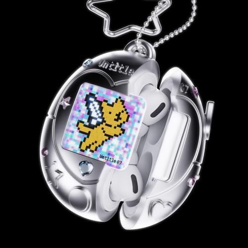 ピンクたまごっち　カバー　ケース　韓国　カスマムパーツ　Airpods Pro2 Amazon | Tamagotchi スタイル AirPods ケース ピンク シルバー 星形