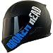 Produktbild Broken Head BeProud Blau Ltd Motorradhelm - Schlanker Integralhelm Mit Schwarzem Zusatz-Visier - Matt-Schwarz - Größe M (57-58 cm)