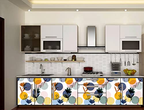 Image of CABANA HOMES Wall Stickers DIY 3D Wallpaper for Living Room (45 x 125 cm, 1 Roll) (6 sq. ft) Decorative Self Adhesive Decals Bedroom, Furniture, Home Decor, White