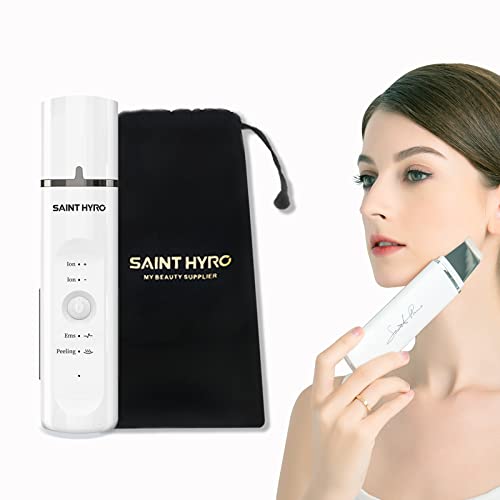 Saint Hyro Pore Skin Scrubber Spatula, Blackhead Remover Pore Cleaner with 4 Modes, Scrubber Spatula Exfoliator with USB Charger, Cleaner Face Scraper Machine with Ion Introduction Function