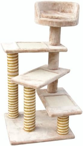 EliteField Cat Tree, Scratcher Furniture Condo House, Multiple (22" L x 22" W x 40" H)