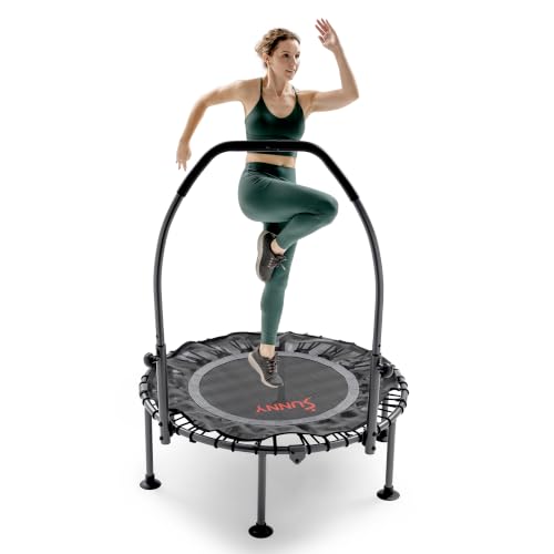 Sunny Health & Fitness 36” Bungee Exercise Trampoline, Adjustable Handlebar - image 1