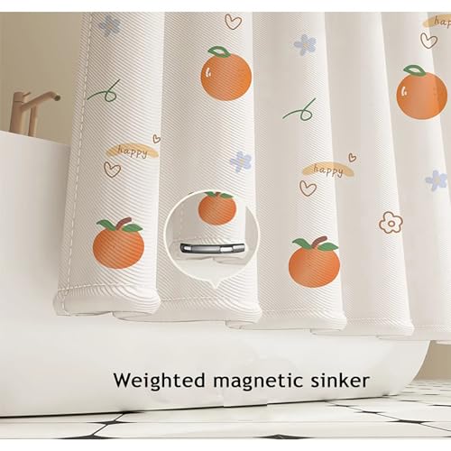 Rideau de douche imperméable en polyester premium 180x200cm modèle B - 8