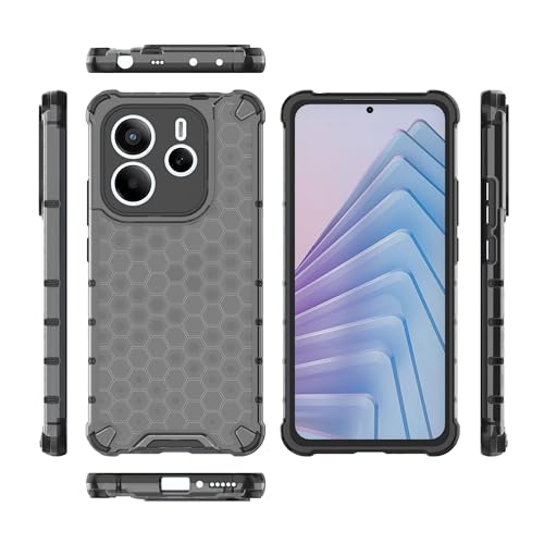 Image of Glasgow Back Case Cover Designed for [ Mi Redmi Note 14 5G ] (Stylish Look | Shock Proof) - Black