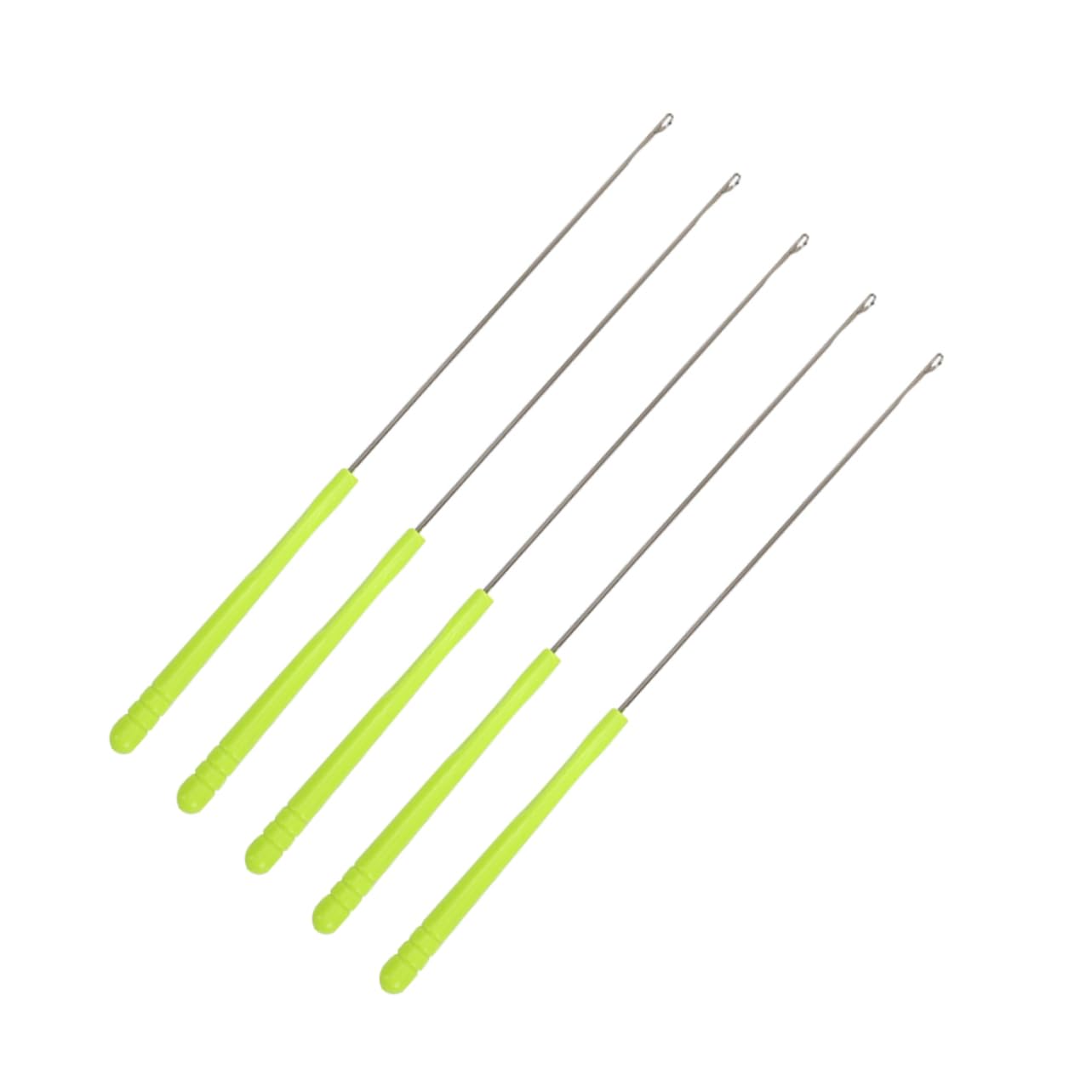 5 Series Ganchillo De Lengua Para Los Amantes Del Crochet Puntada Ganchos De Crochet De Acero Tejeduría Gancho Manos Tejido De Punto El Plastico 5 Piezas X 5
