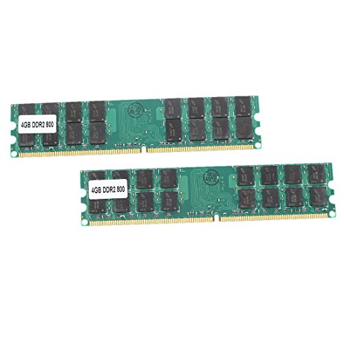 Compatibile con il sistema . SODIAL 8G (2 x 4 G) Memoria RAM Ddr2 Pc2-6400 800 MHz Desktop Non ECC Dimm 240 Pin per