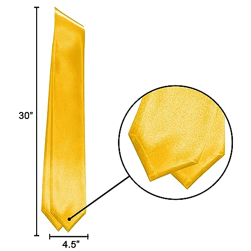 Image of Plain Graduation Stole Sash 60 Inch Unisex Adults Solid