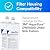 3M Aqua-Pure Under Sink Replacement Water Filter AP-DW80/90, For Aqua-Pure AP-DWS1000, Reduces Particulate, Chlorine Taste and Odor, Lead, Cysts, VOCs, MTBE
