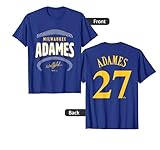 Willy Adames Milwaukee Baseball Name & Number (Front & Back) T-Shirt