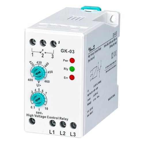 Relais de protection analogique réglable GK-03 triphasé haute tension 380V
