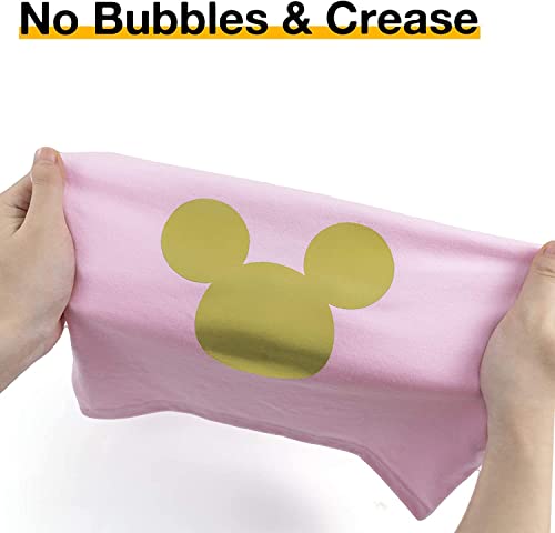 Image of HTVRONT HTV Vinyl Rolls Heat Transfer Vinyl - 12 inch x 20ft Gold HTV for Shirts, Iron on Vinyl for All Cutting Machines - Easy to Cut & Weed for DIY Heat Transfer Design (Gold)