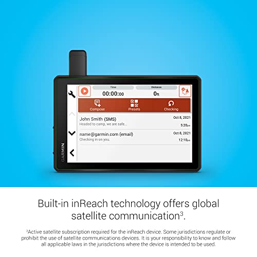 Garmin Tread Sxs, Gps Navigator, Ulltrabright Display, Preloaded Topography,Group Ride Radio, Inreach Technology #TOP5