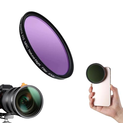 Image of GetZget Night Filters Lens Compatible with Samsung Galaxy S23 /24 /25 Ultra, Vivo X100 /200 Pro, Xiaomi 14 Ultra, DSLR Camera (Neatural Night Filter, 67mm)
