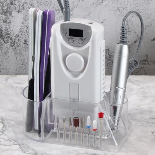 Organizador transparente para brocas de taladro de uñas HURRISE miniatura 5