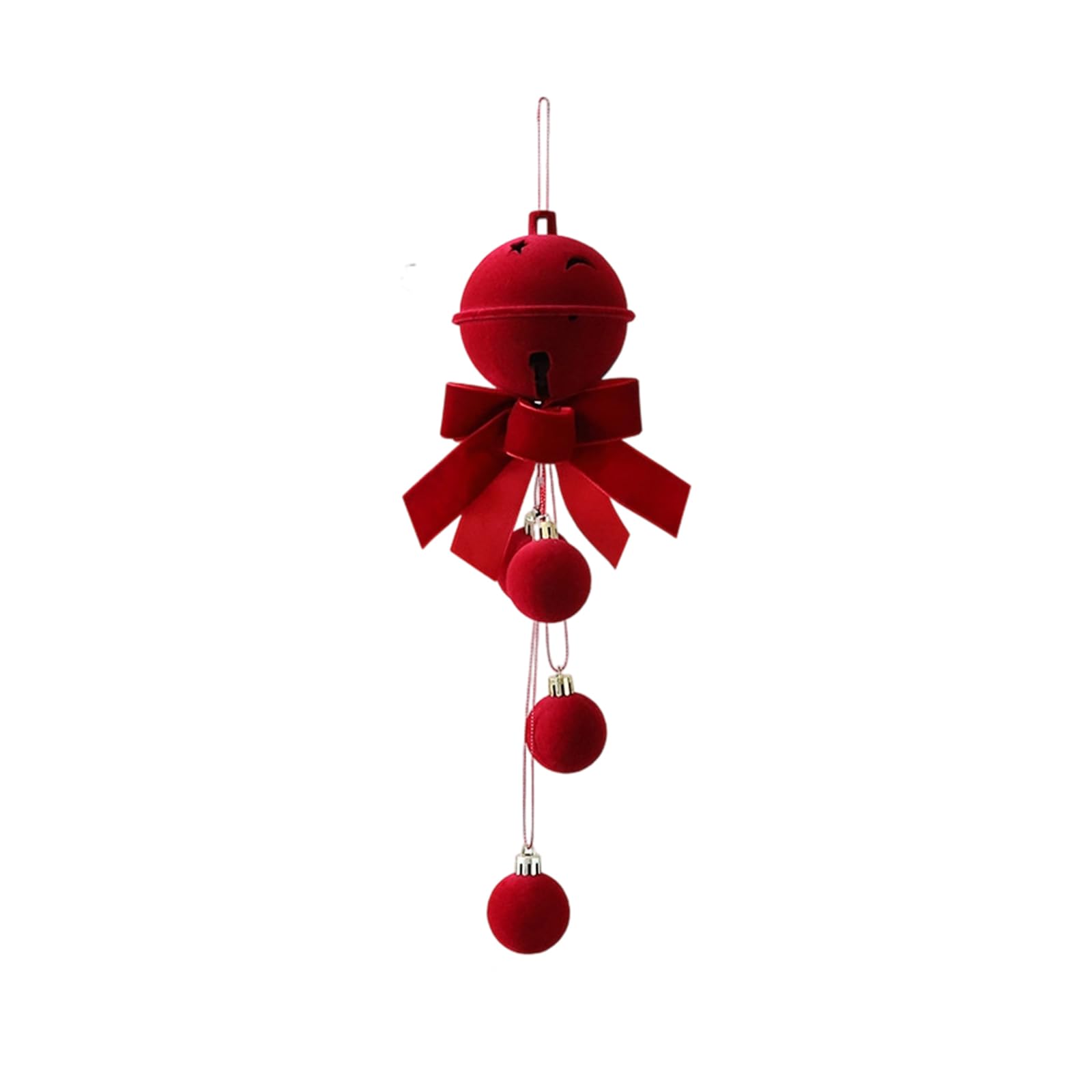 Zbiianxer E Christmas Ball Ornament Nordic Bells Hanging Pendant Christmas Tre Decorations For Indoor Outdoor Decoration Nordic Bells Ornament
