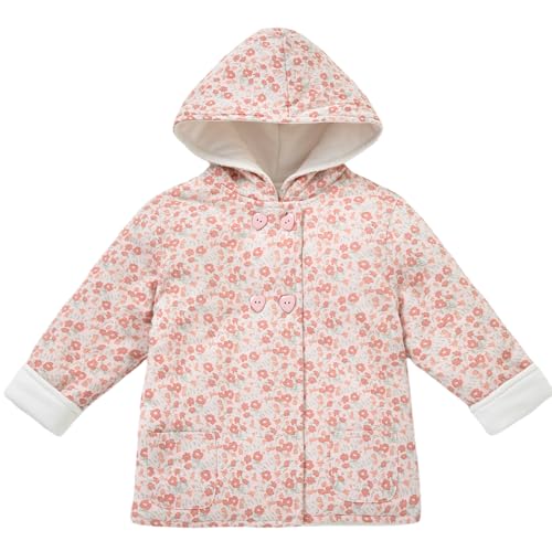Minicoco Baby Girl Clothes Winter, Warm Hoodies Coat, Cold Long-Sleeved Cotton Jacket cover