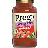 Prego Traditional Sensitive Recipe Low FODMAP Pasta Sauce, 23.75 Oz Jar