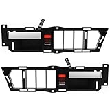 ECCPP Interior Door Handles 1992-1994 for Chevy for Blazer Outer Replacement Front Driver Left Passenger Right Door Handles 2pcs Black 22071936, 22086874, 77129, 22071935, 22086873, 77128,