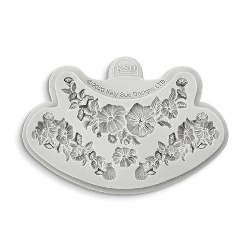 Katy Sue Floral Swag & Drop Silicone Mould for Cake Decorating & Craft. Use with Fondant & Air Drying Clay from Katy Sue Fondant Moulds - Image 3