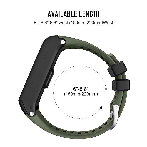 NotoCity for Garmin Vivoactive HR Strap, Soft Silicone Replacement Watch Band ONLY Compatible Vivoactive HR Sports GPS Smart Watch with Adapter Tools - Thumbnail 7