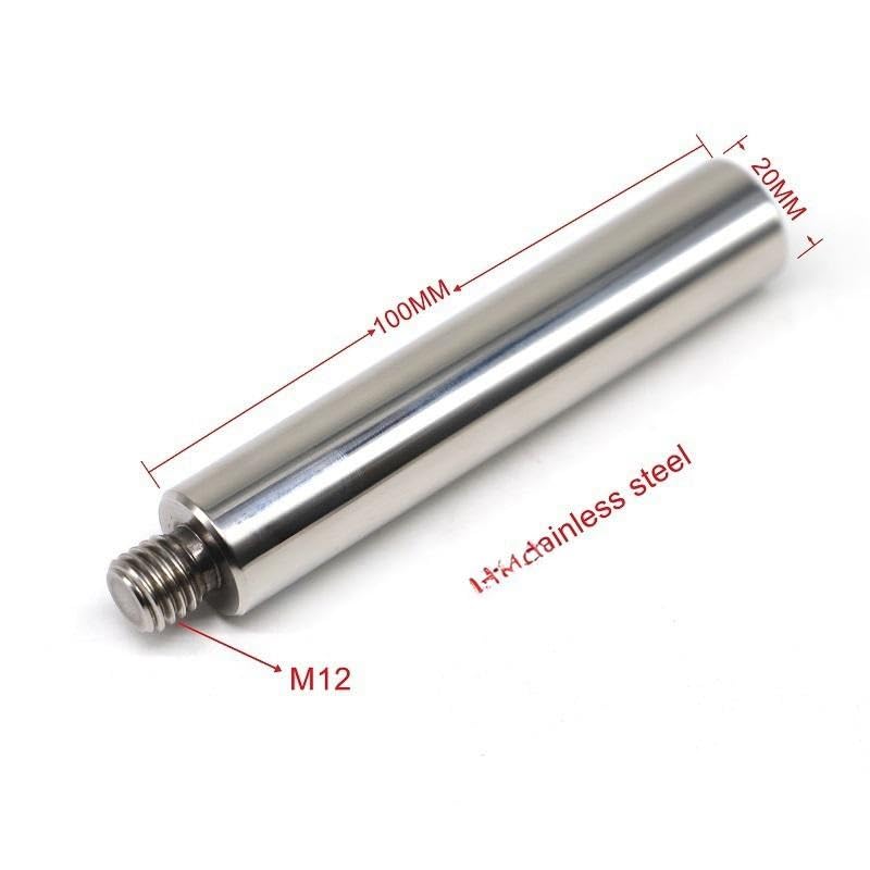 Varilla de extensión M12 universal de aluminio con tornillo inoxidable 2