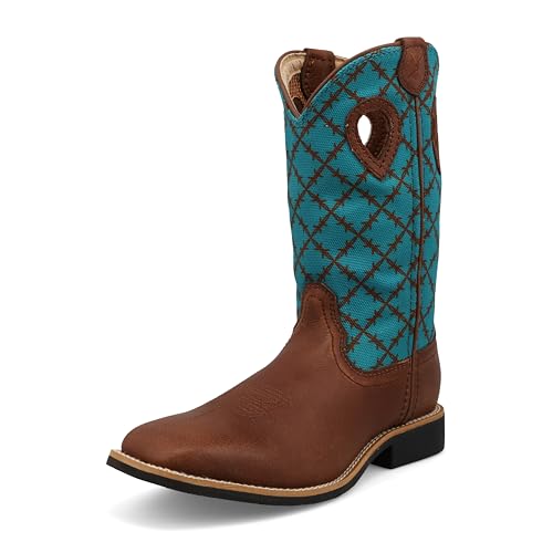 Image of Twisted X Kid's 9 inch Top Hand Square Toe Cowboy Boots
