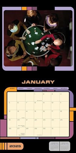 Star Trek The Next Generation 2025 grand calendrier photos de collection - 3
