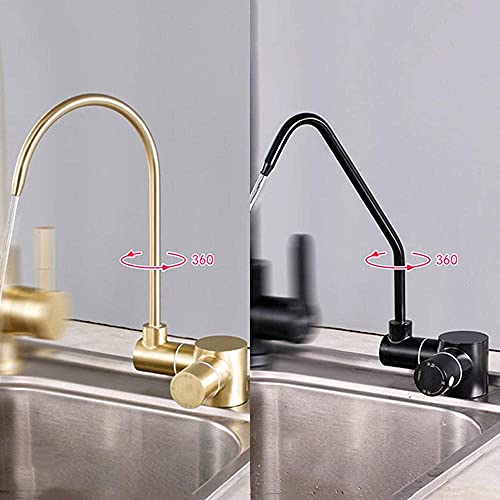 Mitigeur de cuisine purificateur d'eau à rotation 360 finition gun