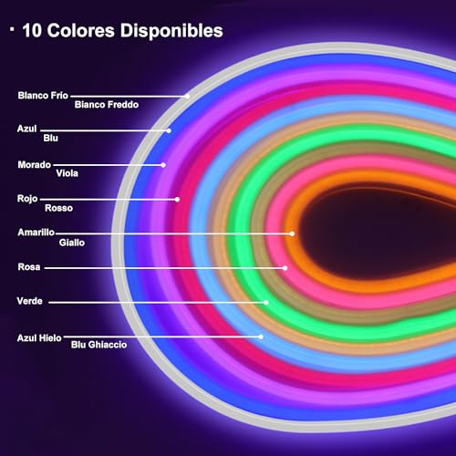XUNATA Luce al Neon Flessibile Striscia LED COB