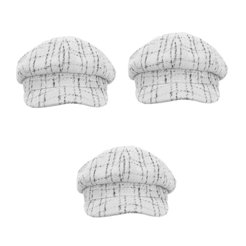Casquette femme en coton blanc style octogonal et baseball élégante LIFKOME