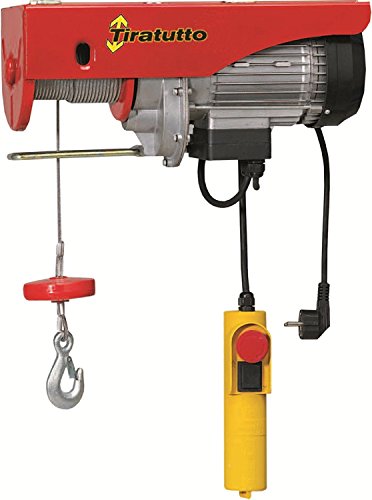 Tiratutto L'Europea Elettrocarrucola Paranco Tt125S12T0, Rosso