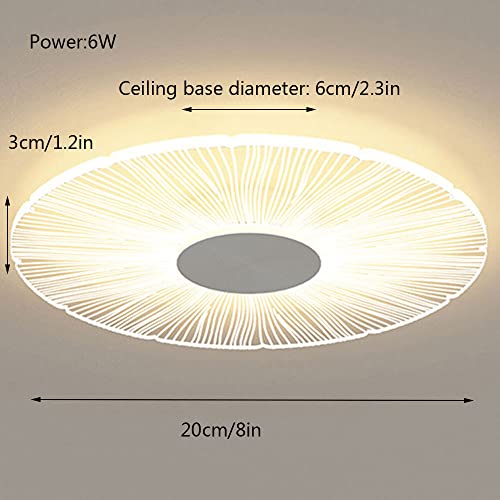 Lampe à plafond LED usure résistante mini 8 pouces au design compact durable - 6