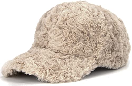 Casquette de baseball en laine d'agneau isolante pour garder la tête au chaud