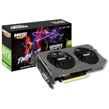 Placa de Vídeo INNO3D GeForce RTX 3050 TWIN X2, 6GB, GDDR6, 96 bits