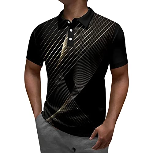 T-shirt manches courtes homme - Polo golf coton bio pour fête urbaine