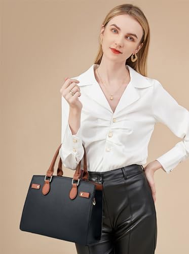 Image of DMICXEL Tote Bag Crossbody Purses for Women Shoulder Handbag PU Leather Top Handle Satchel Bags