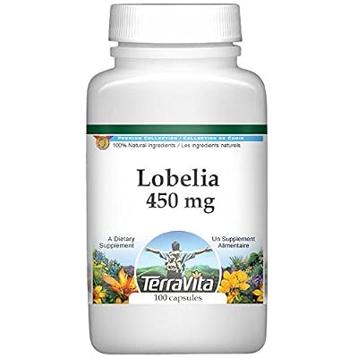 Lobelia - 450 mg 100 Capsules, ZIN: 512458
