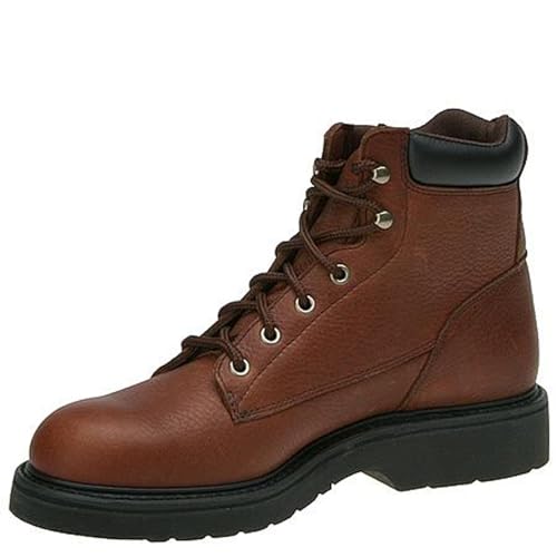 Men's Steel Toe 6" Brawny Leather Work4