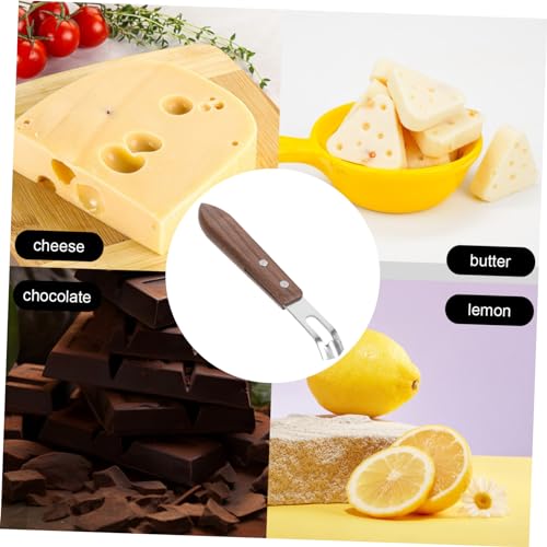 Juego de 2 ralladores planos para queso con mango miniatura 2