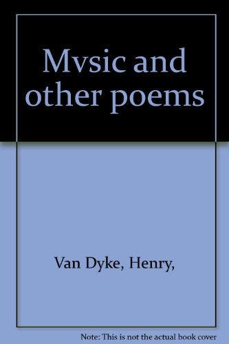 Mvsic And Other Poems B0006DJ1FQ Book Cover